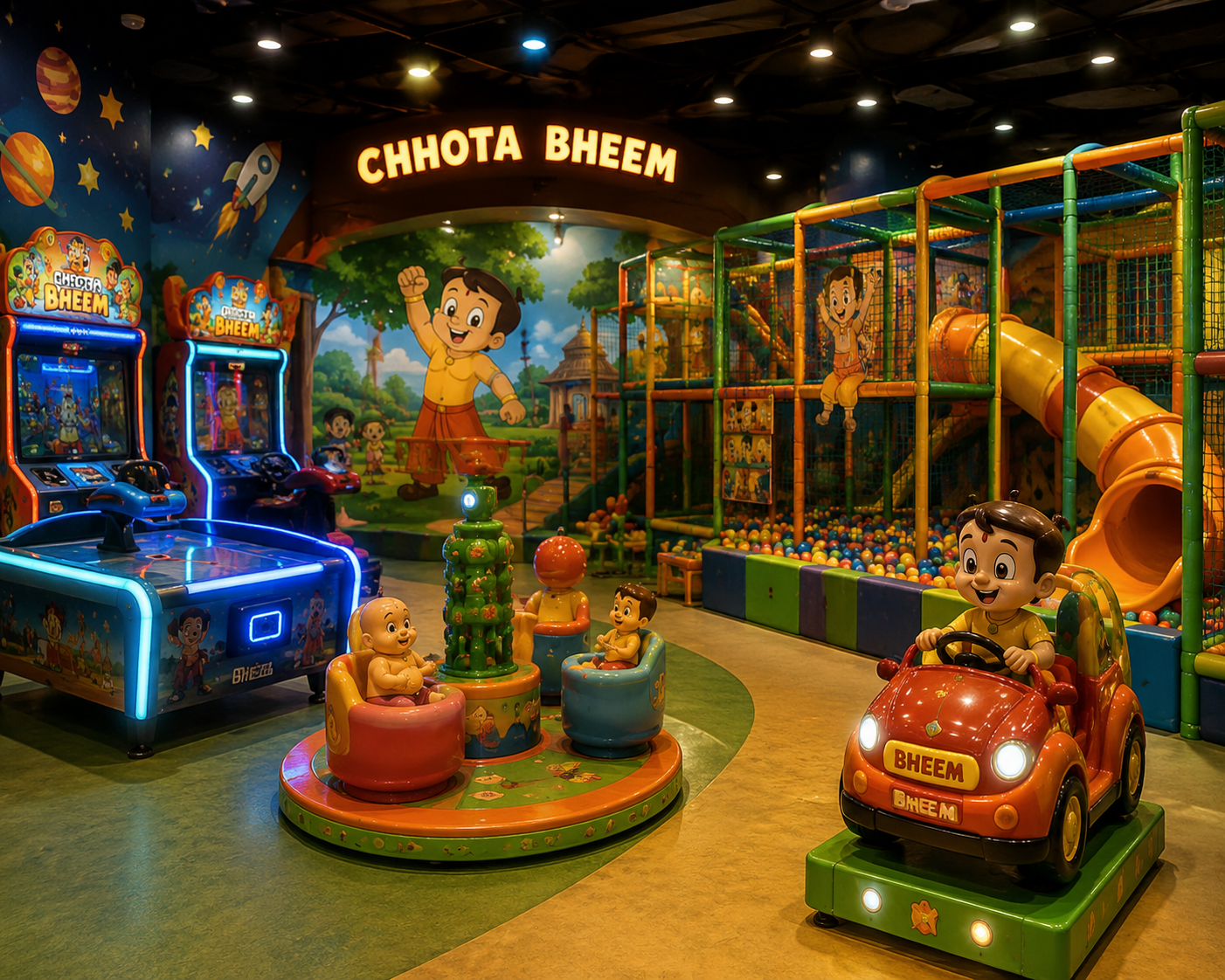 Kids enjoying